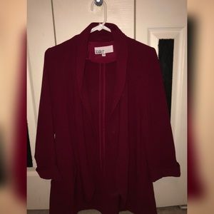 Burgundy Blazer